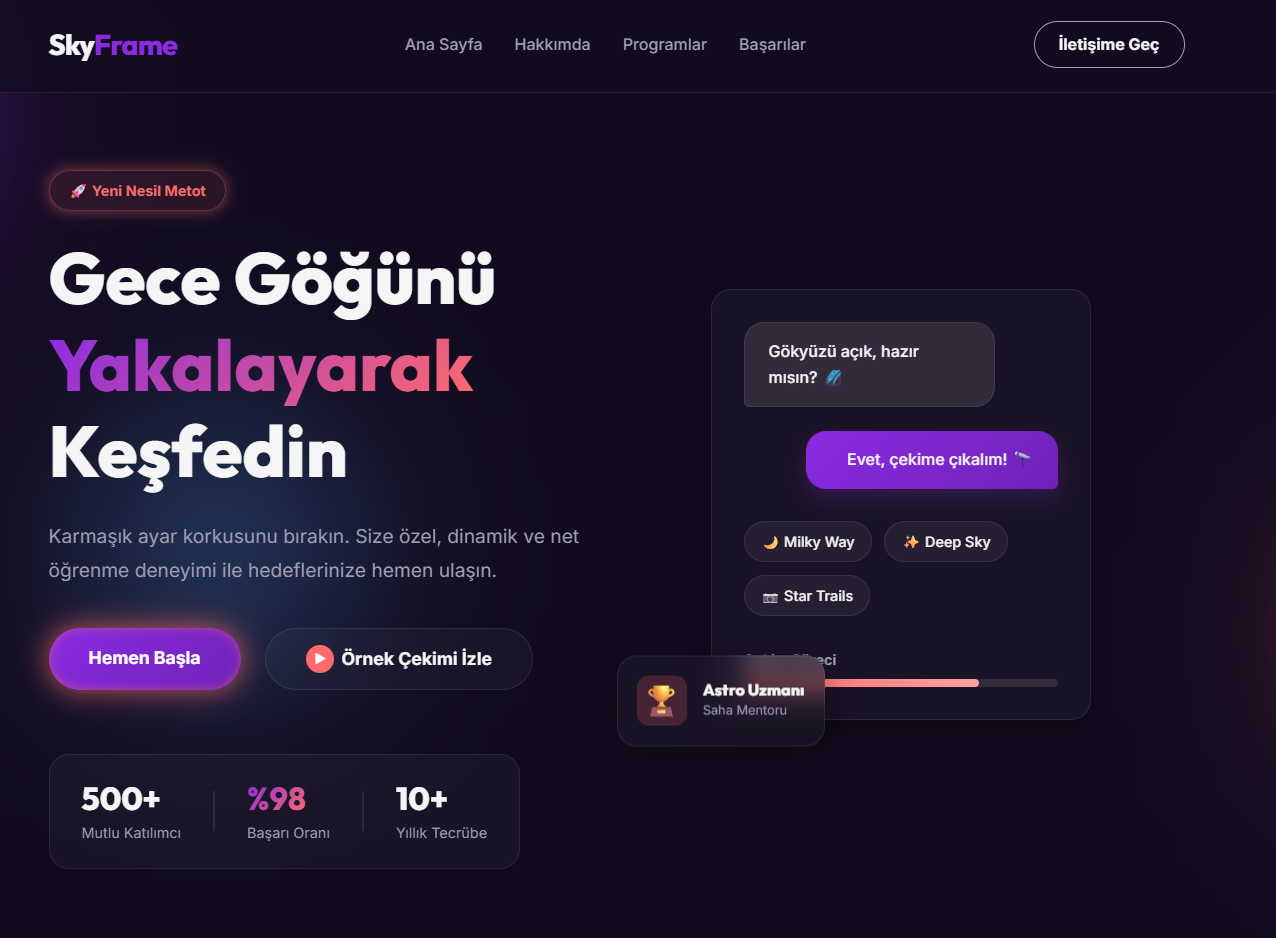 CloudMetrics projesi ekran görüntüsü